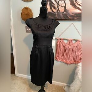 London Time Black cocktail dress.